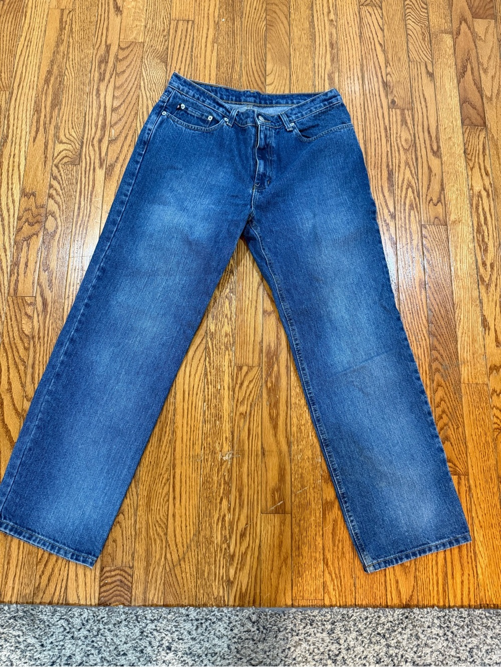 Ralph Lauren Straight-Leg Blue Jeans